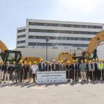 Group shot from the demolition ceremony