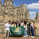 The NMU delegation in Spain (Amy Orf photo)