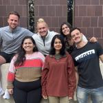 International GAs (top left to right): Jonas Vorbau, Rafaela Rafajlovska, Diana Dzasezeva (bottom left to right) Alanis Obando Caldera, Rafia Shamsi and Giuseppe Capello. Not pictured: George Mensah