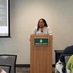 In addition to her opening remarks, Campbell also presented a Writing and Wellbeing workshop at NMU's UNITED Conference