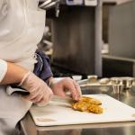 North Fork kitchen food prep (stock photo)