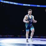 An emotional Jacobson after he defeated Spencer Woods (who formerly trained at NMU) in three rounds in the 87kg final: 8-2, 2-5 and 3-1 decisions. (Allie Grant Photography)