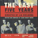 'The Last Five Years' poster featuring Liam Fisher and Kayleigh Clark.